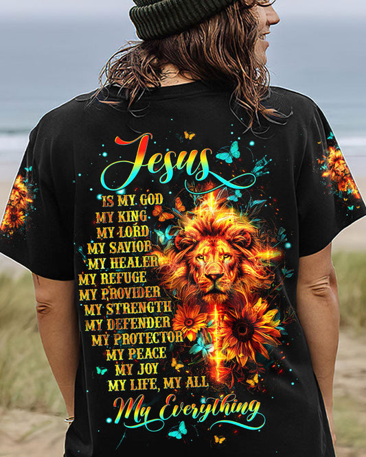 Jesus Is My God My King My Lord Women's All Over Print Shirt - Tltw0904245, easychoo.com