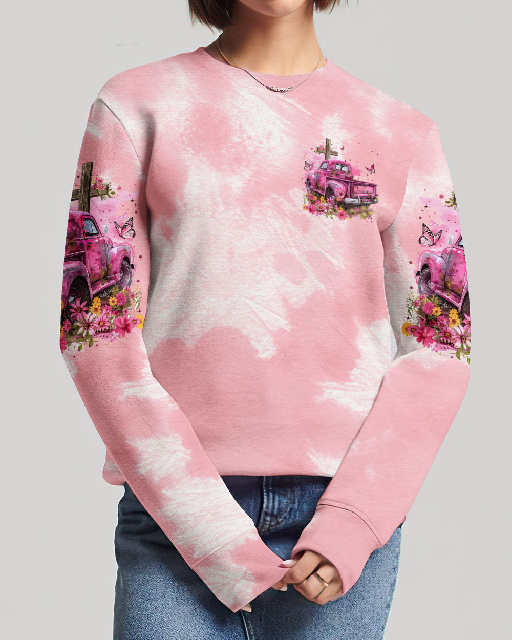 Jesus Take The Wheel Tie Dye Women's All Over Print Shirt - Tytm2902242, easychoo.com