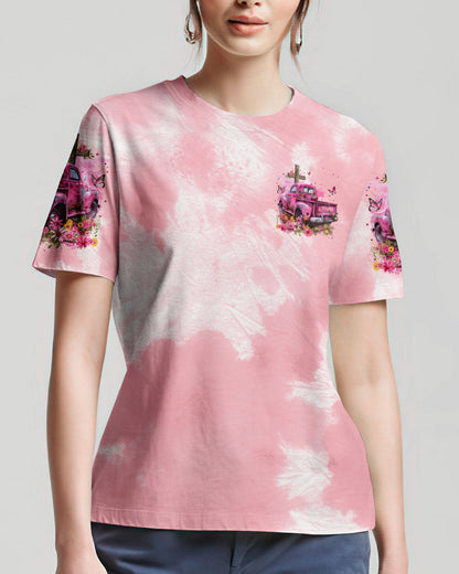 Jesus Take The Wheel Tie Dye Women's All Over Print Shirt - Tytm2902242, easychoo.com