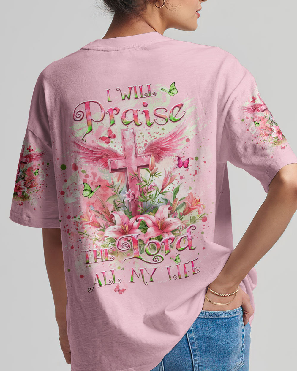 I Will Praise The Lord All My Life Women's All Over Print Shirt - Yhlt0803244, easychoo.com