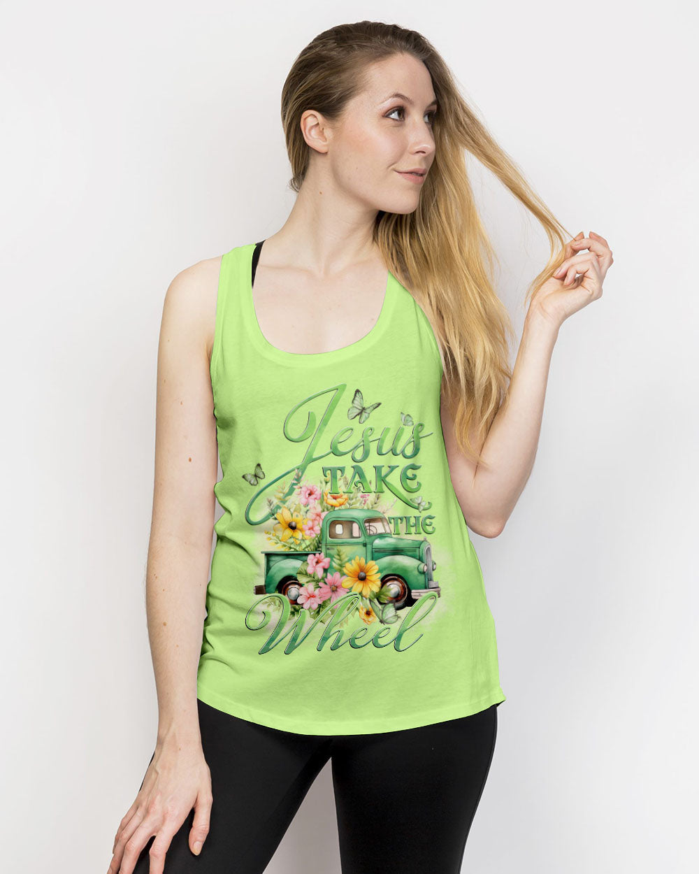 Jesus Take The Wheel Women's All Over Print Shirt - Tytd1612231, easychoo.com