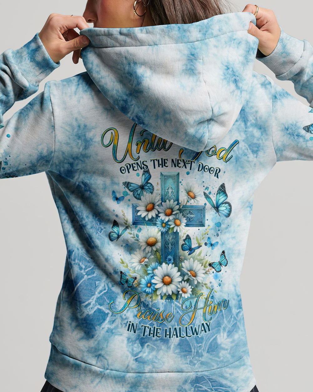 Until God Opens The Next Door Women's All Over Print Shirt - Tltr1502242, easychoo.com