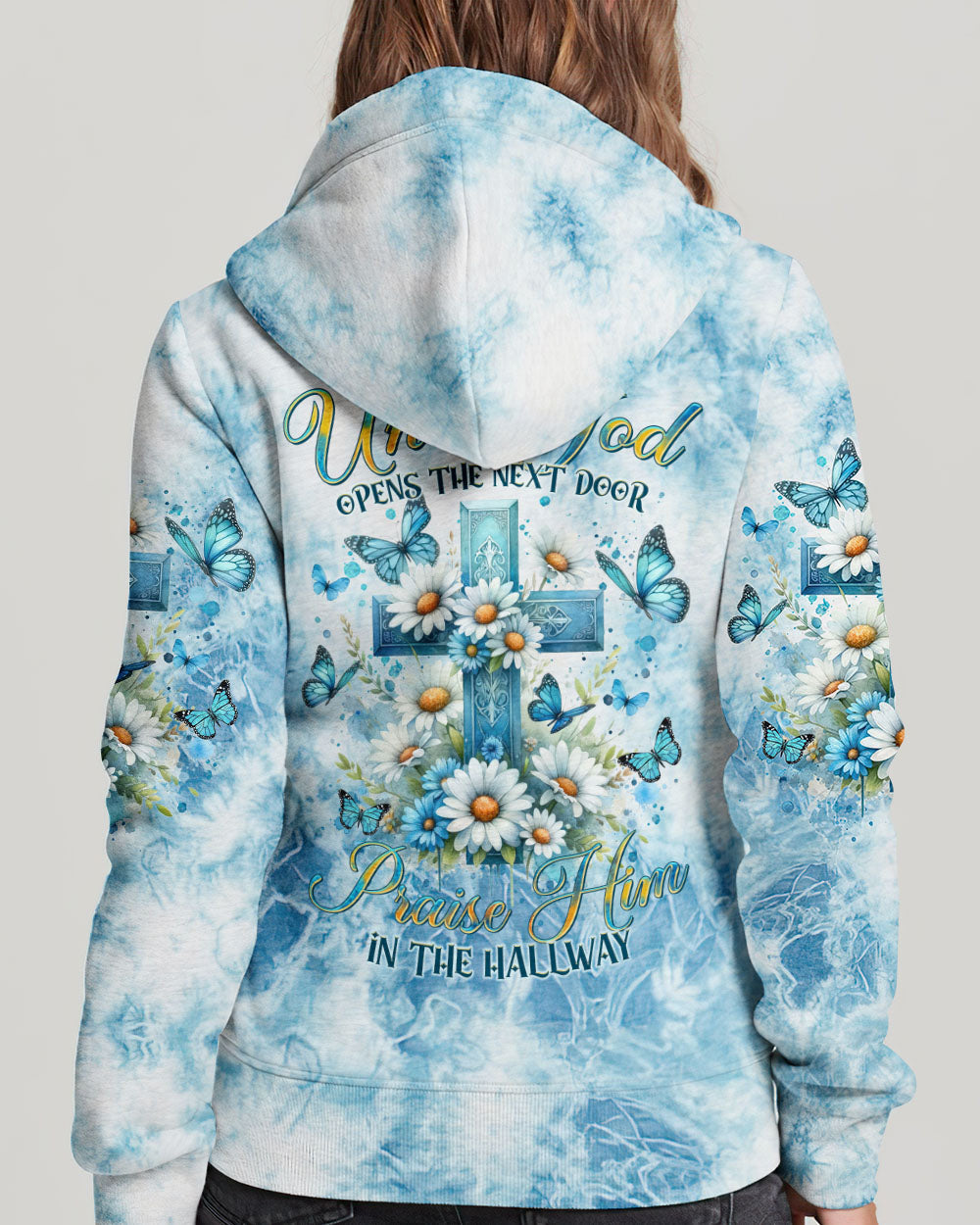 Until God Opens The Next Door Women's All Over Print Shirt - Tltr1502242, easychoo.com