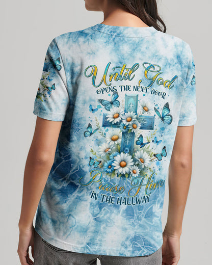 Until God Opens The Next Door Women's All Over Print Shirt - Tltr1502242, easychoo.com