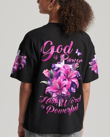 God Is Power Women's All Over Print Shirt - Tyhi1603241, easychoo.com