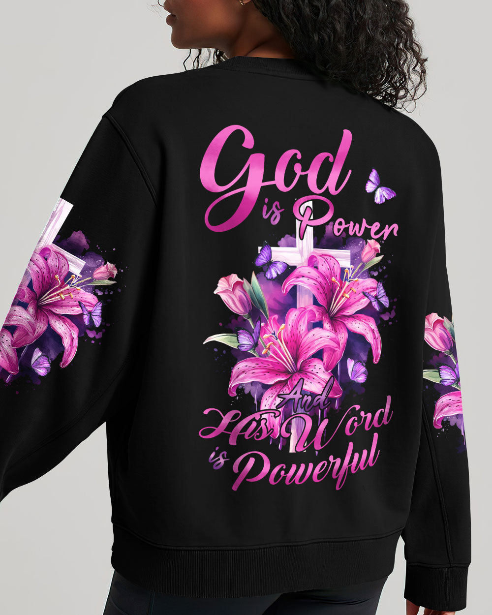 God Is Power Women's All Over Print Shirt - Tyhi1603241, easychoo.com