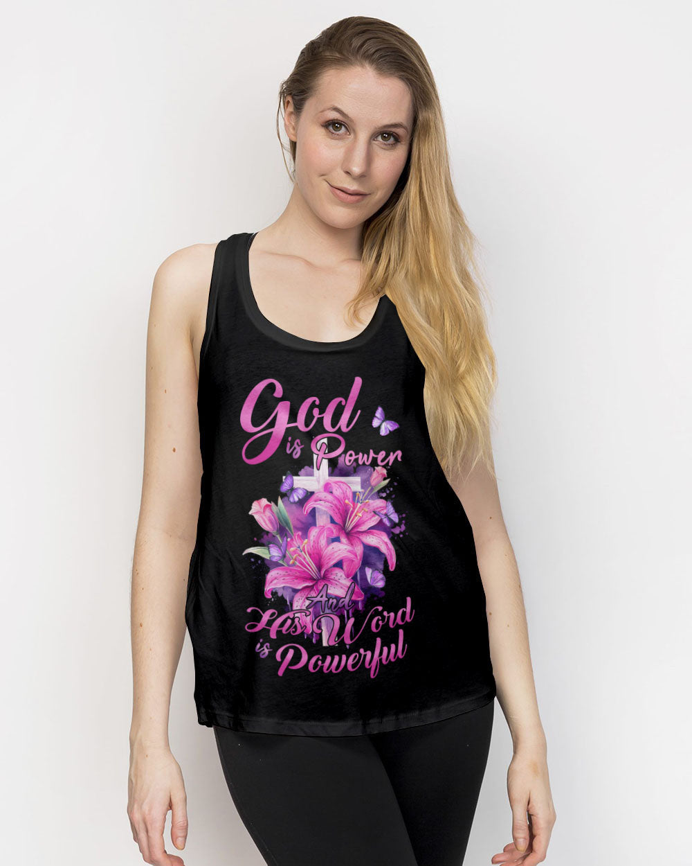God Is Power Women's All Over Print Shirt - Tyhi1603241, easychoo.com