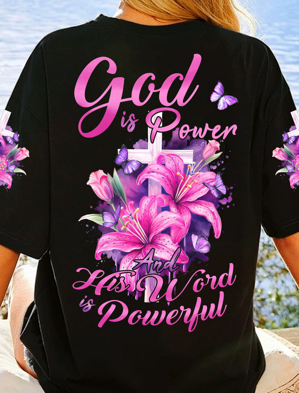 God Is Power Women's All Over Print Shirt - Tyhi1603241, easychoo.com