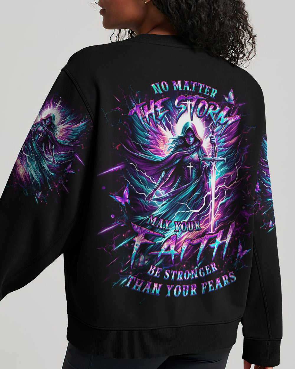 No Matter The Storm Women's All Over Print Shirt - Yhlt1004244, easychoo.com