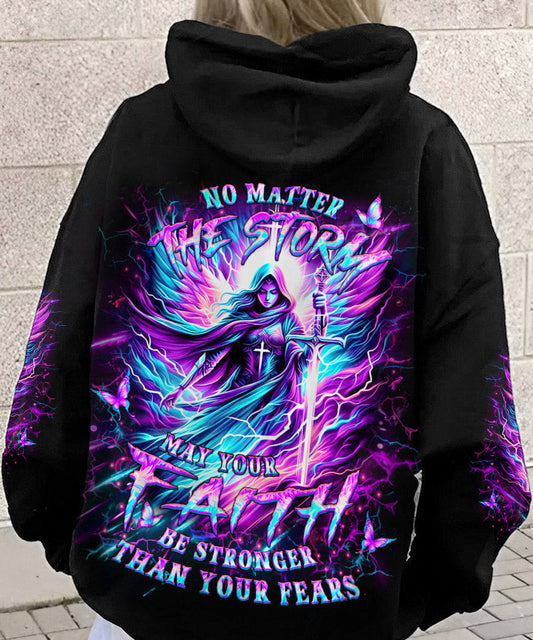 No Matter The Storm Women's All Over Print Shirt - Yhlt1004244, easychoo.com