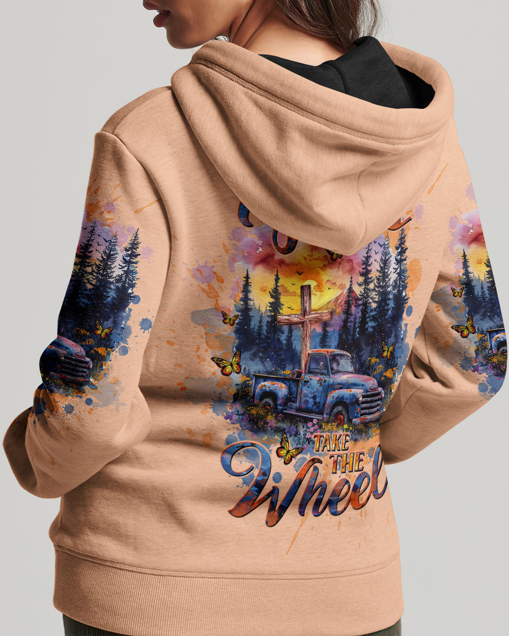 Jesus Take The Wheel Women's All Over Print Shirt - Tltw1903245, easychoo.com