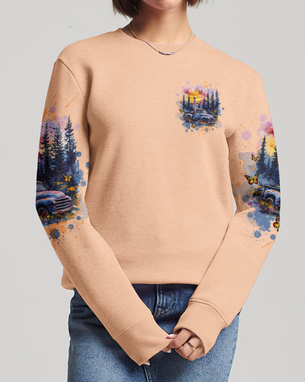 Jesus Take The Wheel Women's All Over Print Shirt - Tltw1903245, easychoo.com