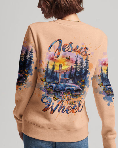 Jesus Take The Wheel Women's All Over Print Shirt - Tltw1903245, easychoo.com