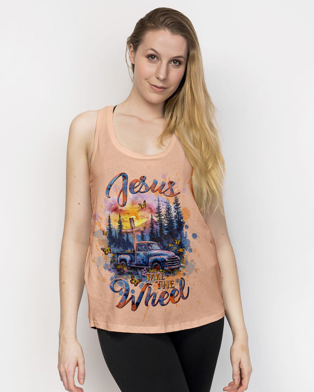 Jesus Take The Wheel Women's All Over Print Shirt - Tltw1903245, easychoo.com