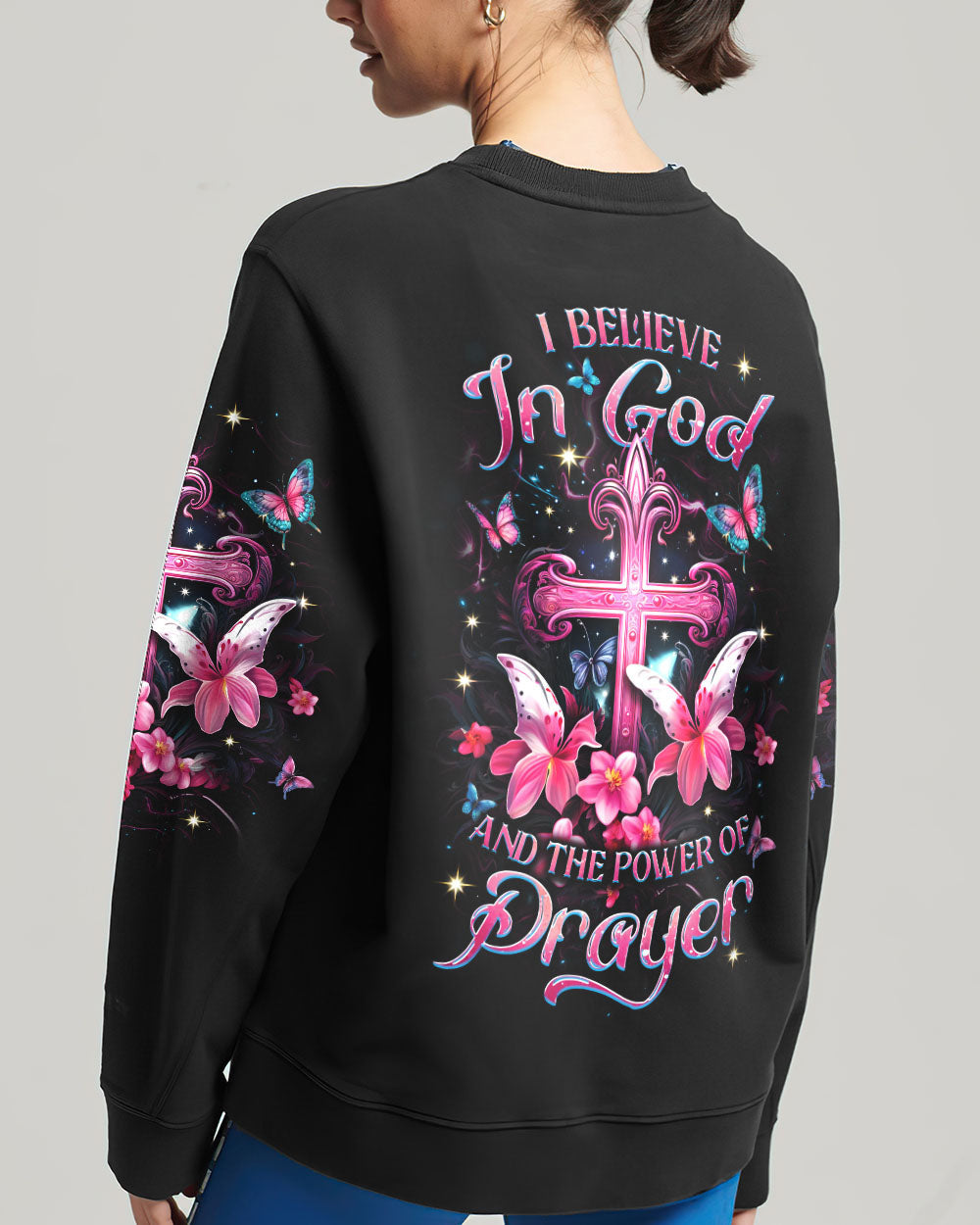 I Believe In God Women's All Over Print Shirt - Yhdu1701242, easychoo.com