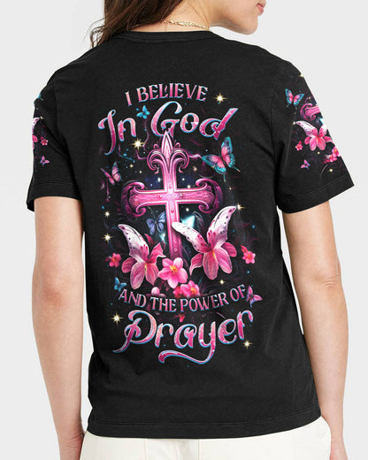 I Believe In God Women's All Over Print Shirt - Yhdu1701242, easychoo.com