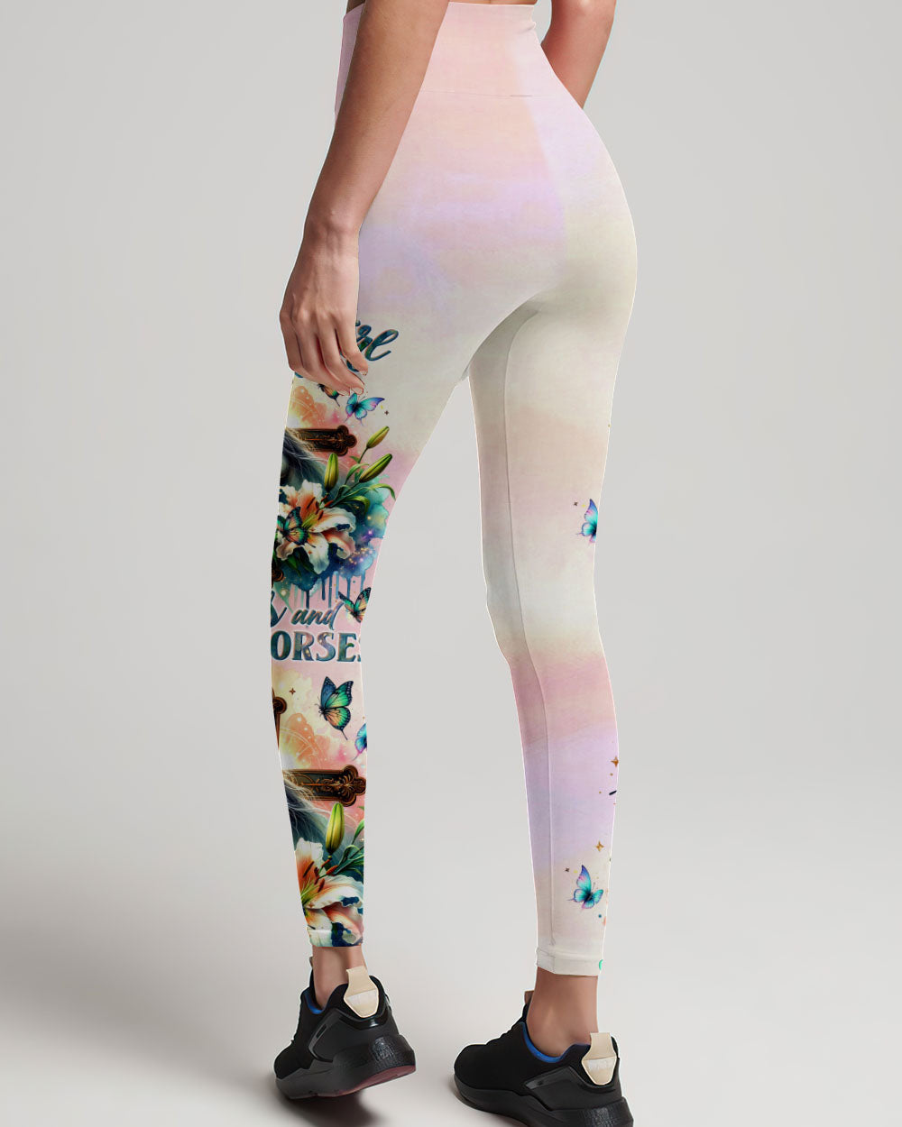 Runs On Jesus And Horses Women's All Over Print - Tltw2811233, easychoo.com