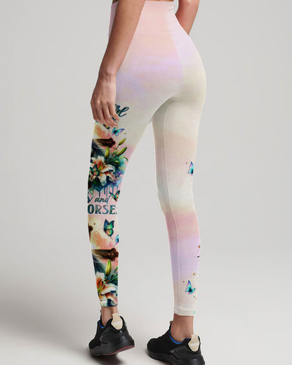 Runs On Jesus And Horses Women's All Over Print - Tltw2811233, easychoo.com