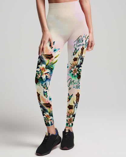 Runs On Jesus And Horses Women's All Over Print - Tltw2811233, easychoo.com