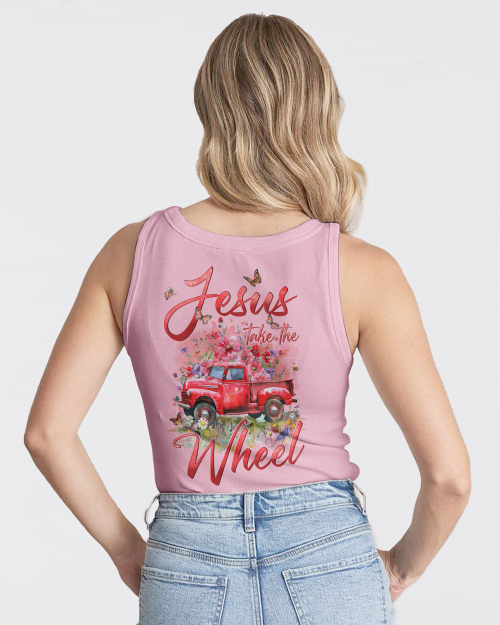 Jesus Take The Wheel Women's All Over Print Shirt - Tyqy0603242, easychoo.com
