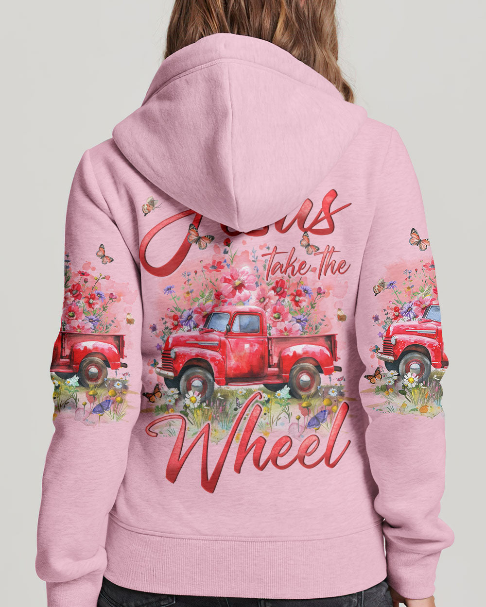 Jesus Take The Wheel Women's All Over Print Shirt - Tyqy0603242, easychoo.com
