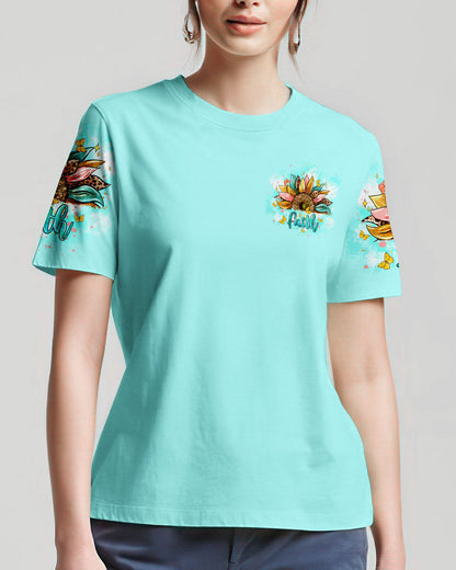 God Says You Are Sunflower Women's All Over Print Shirt - Tltw0803244, easychoo.com
