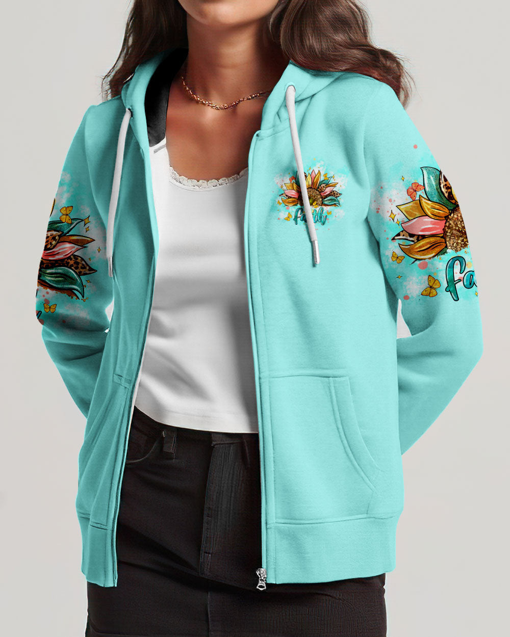 God Says You Are Sunflower Women's All Over Print Shirt - Tltw0803244, easychoo.com