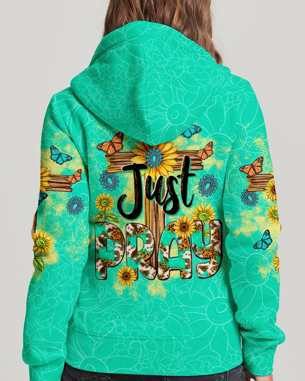 Just Pray Women's All Over Print Shirt - Tltw1011235, easychoo.com