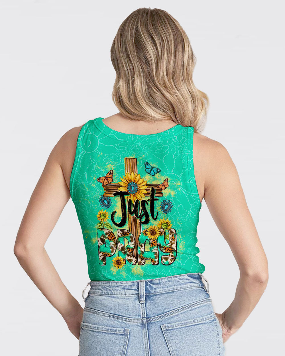 Just Pray Women's All Over Print Shirt - Tltw1011235, easychoo.com
