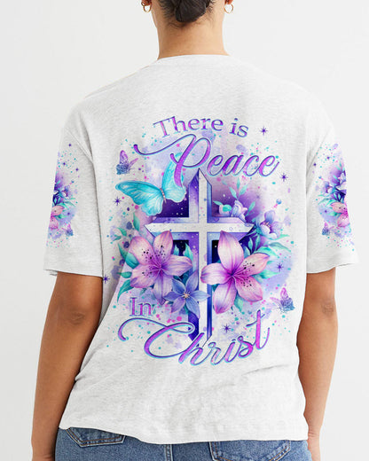 There Is Peace In Christ Women's All Over Print Shirt - Yhkd1611231, easychoo.com