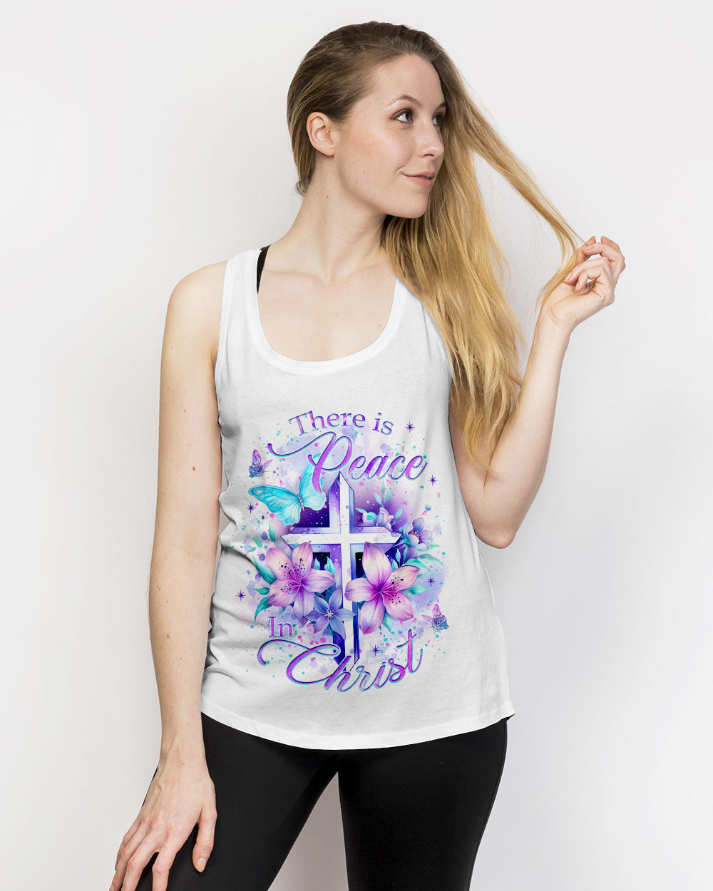 There Is Peace In Christ Women's All Over Print Shirt - Yhkd1611231, easychoo.com
