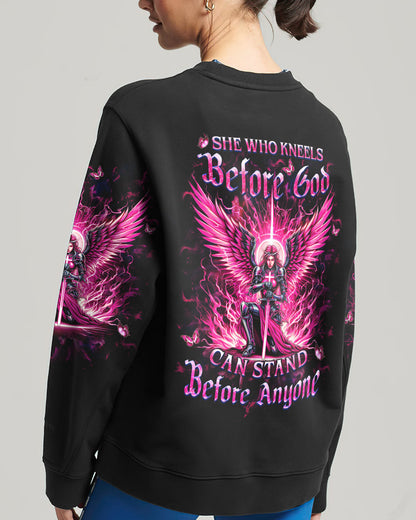 She Who Kneels Before God Women's All Over Print Shirt - Yhhn1803244, easychoo.com