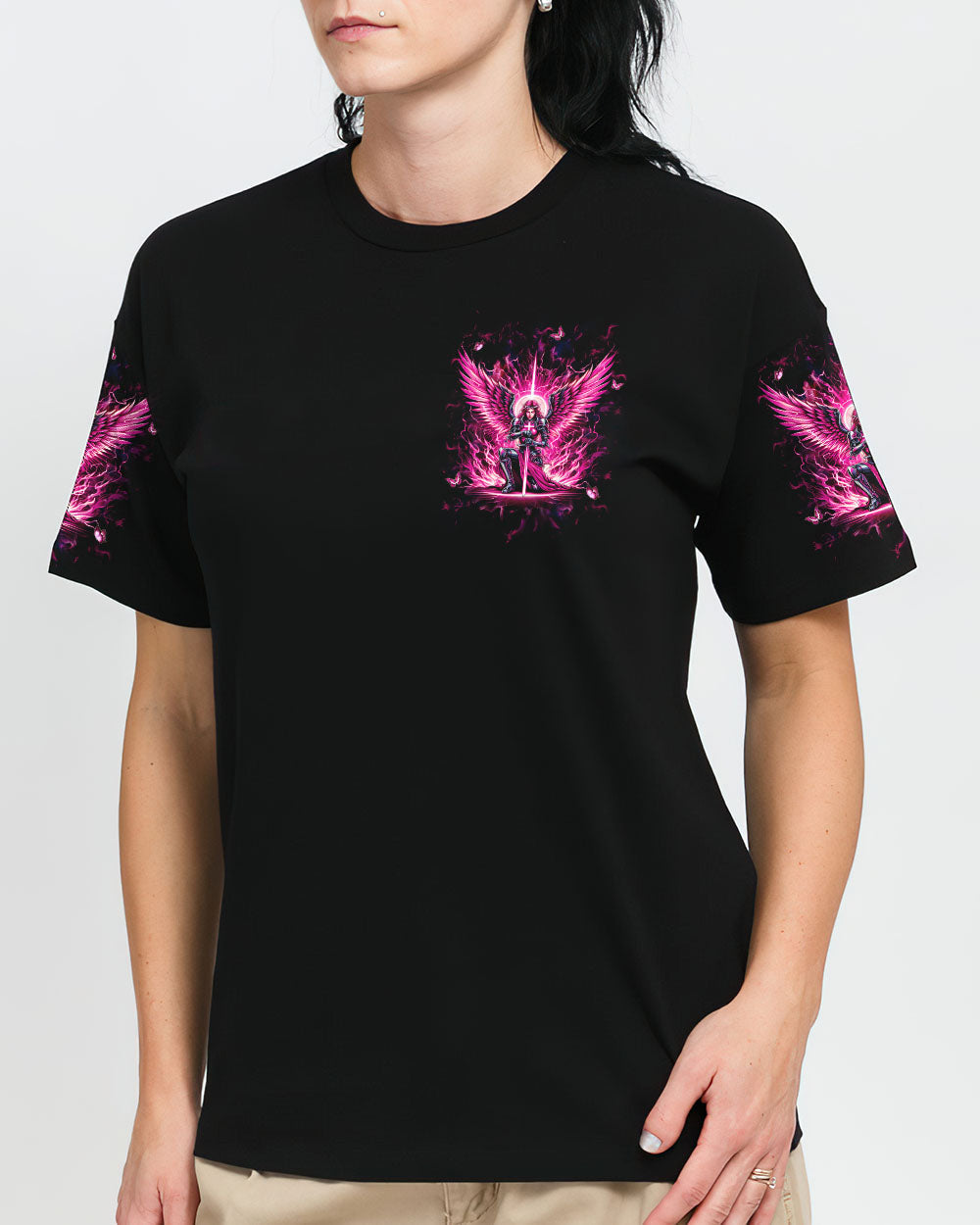 She Who Kneels Before God Women's All Over Print Shirt - Yhhn1803244, easychoo.com