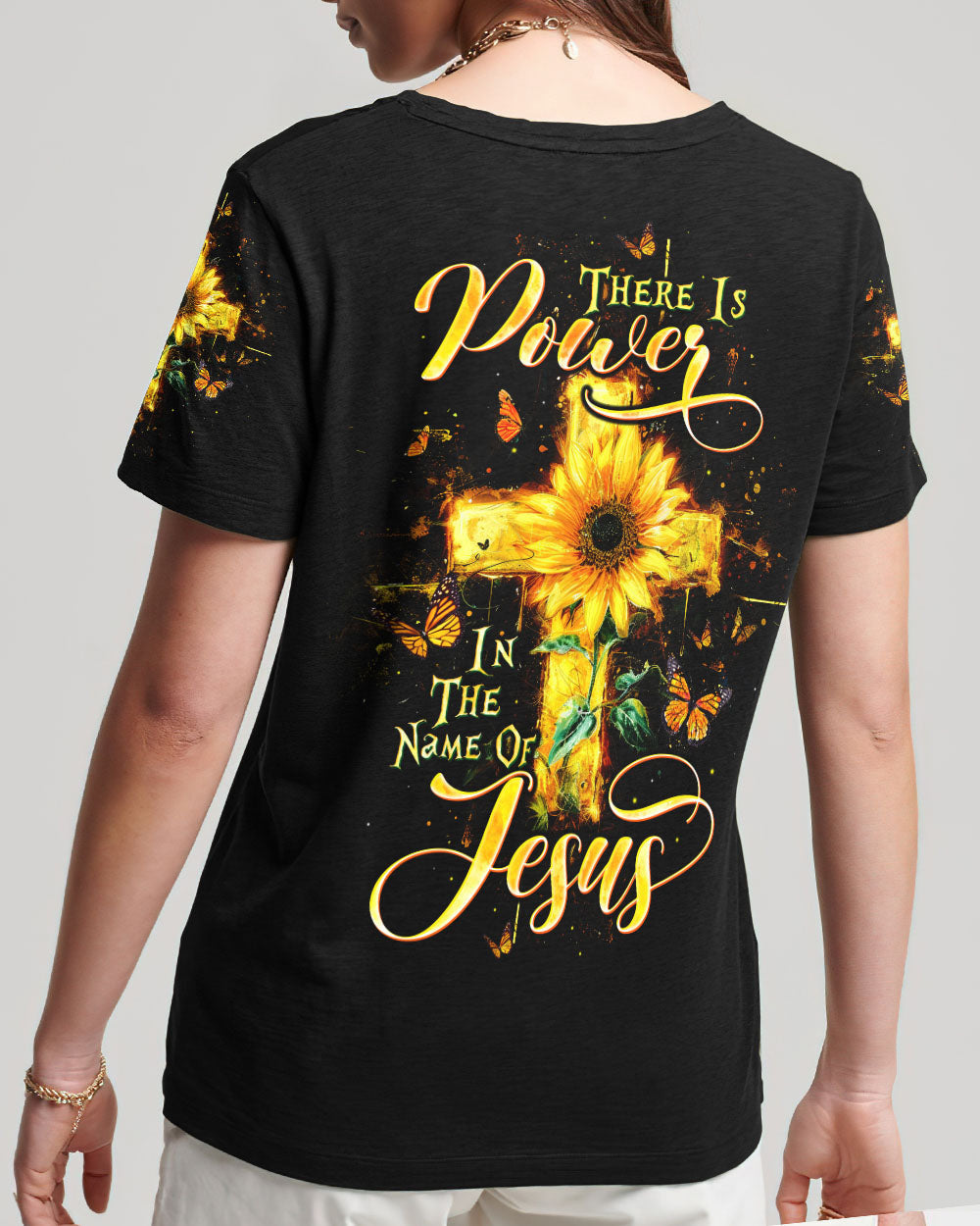 There Is Power In The Name Of Jesus Women's All Over Print - Tltw1203246, easychoo.com