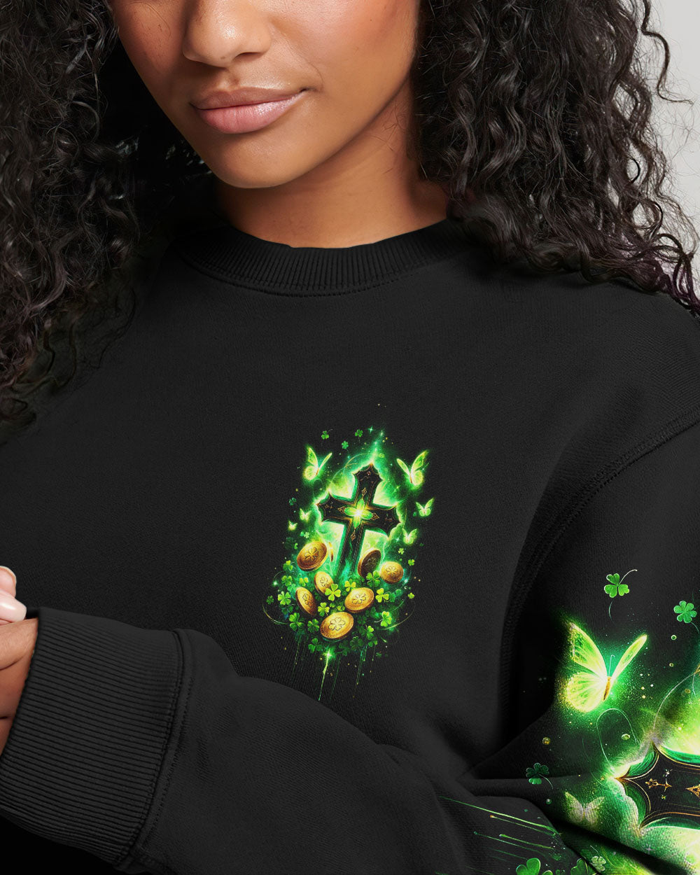 I Believe There Are Angels Among Us Patrick's Day Women's All Over Print Shirt - Tlnz0301244, easychoo.com