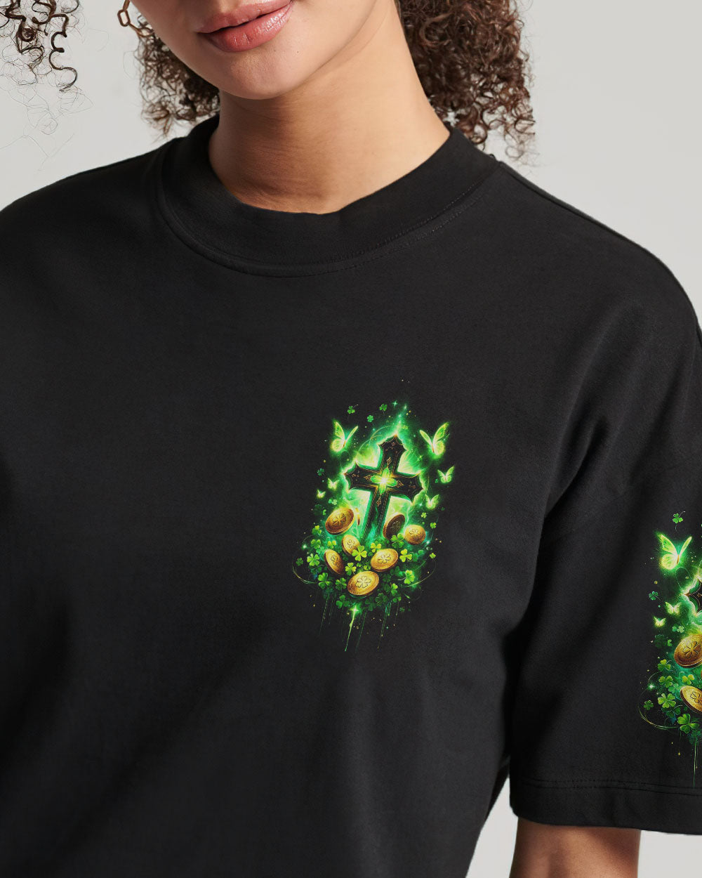 I Believe There Are Angels Among Us Patrick's Day Women's All Over Print Shirt - Tlnz0301244, easychoo.com