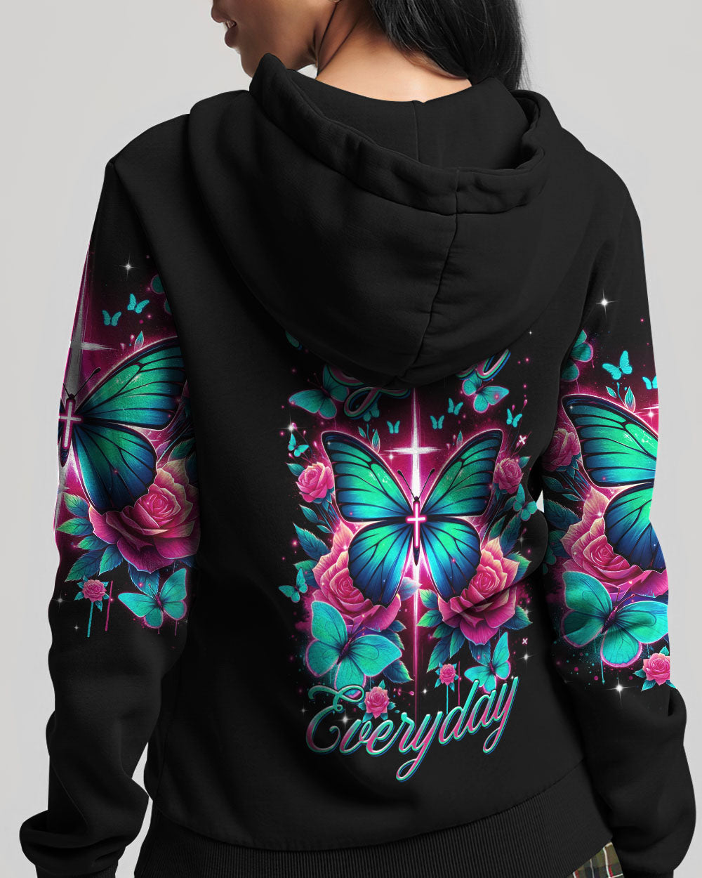 Choosing God Everyday Butterfly Women's All Over Print Shirt - Tltr2601242, easychoo.com
