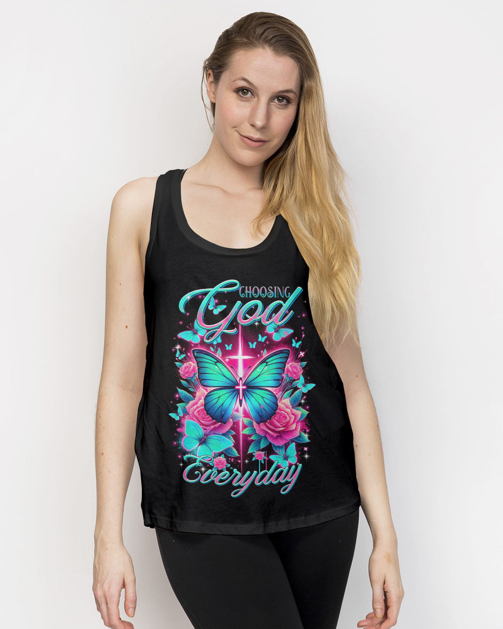 Choosing God Everyday Butterfly Women's All Over Print Shirt - Tltr2601242, easychoo.com