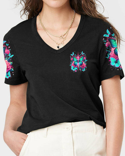 Choosing God Everyday Butterfly Women's All Over Print Shirt - Tltr2601242, easychoo.com