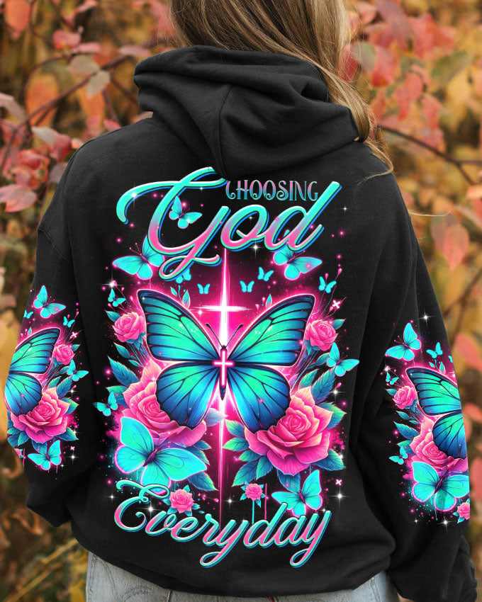 Choosing God Everyday Butterfly Women's All Over Print Shirt - Tltr2601242, easychoo.com