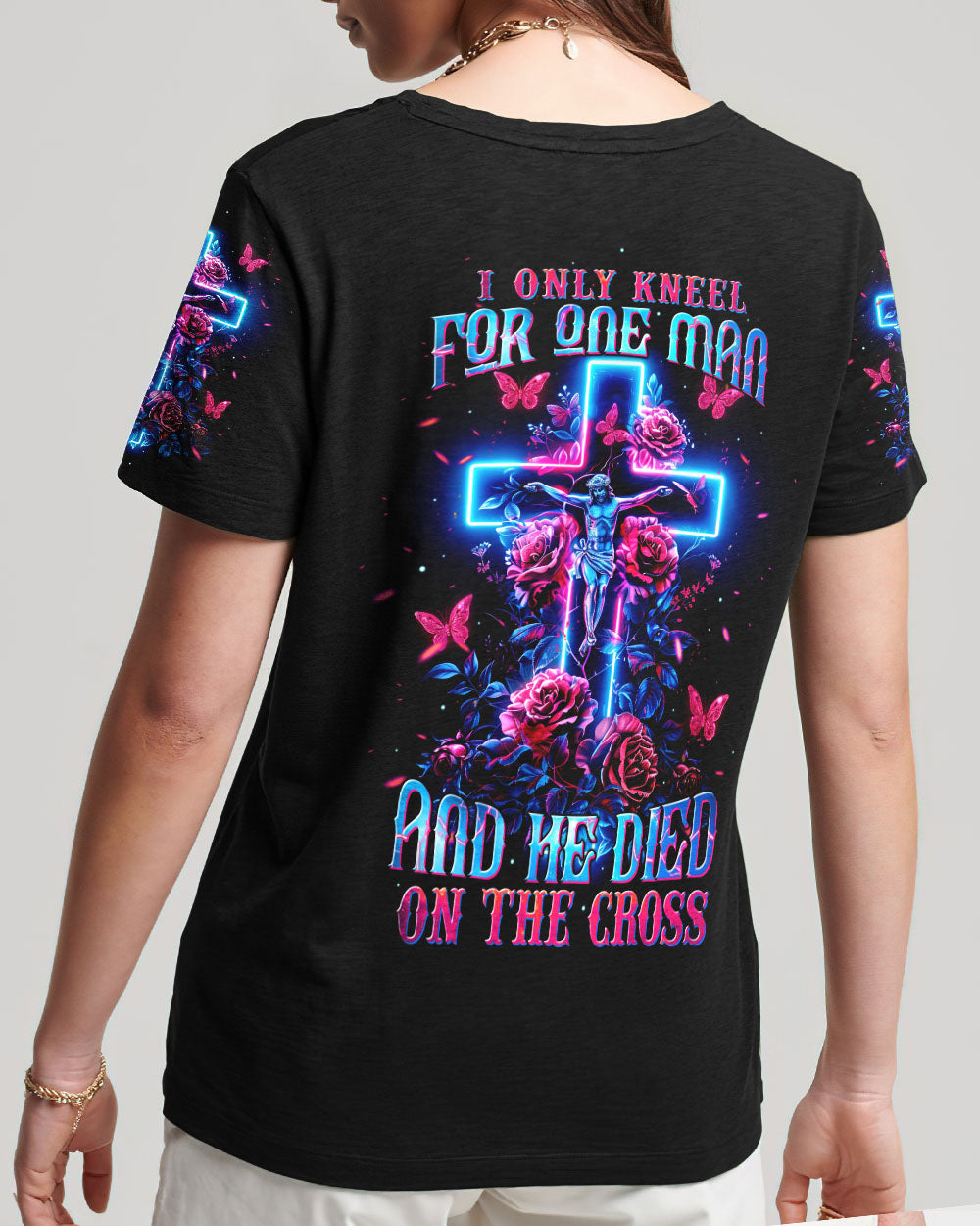 I Only Kneel For One Man Women's All Over Print Shirt - Tltw0504245, easychoo.com