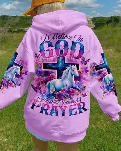 I Believe In God Horse Women's All Over Print Shirt - Tlno0201244, easychoo.com