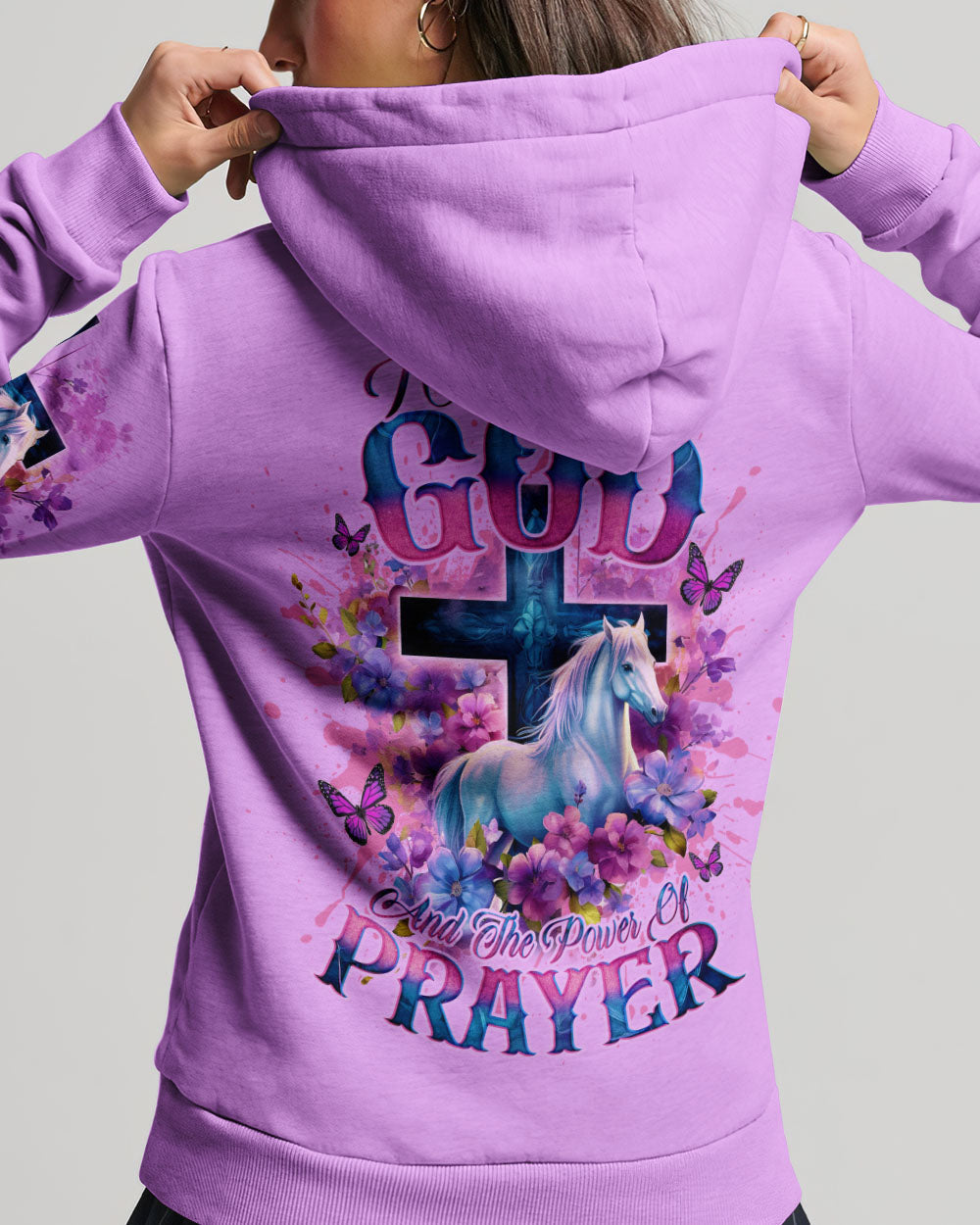 I Believe In God Horse Women's All Over Print Shirt - Tlno0201244, easychoo.com