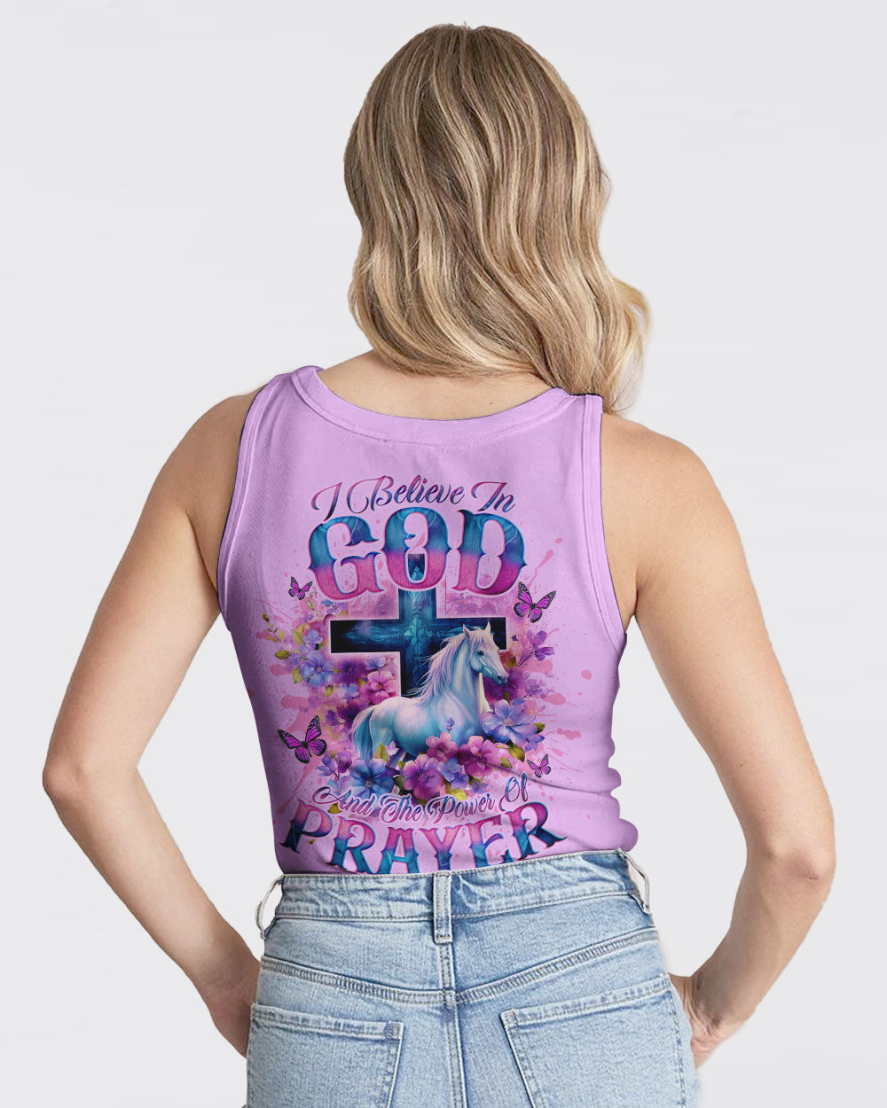 I Believe In God Horse Women's All Over Print Shirt - Tlno0201244, easychoo.com