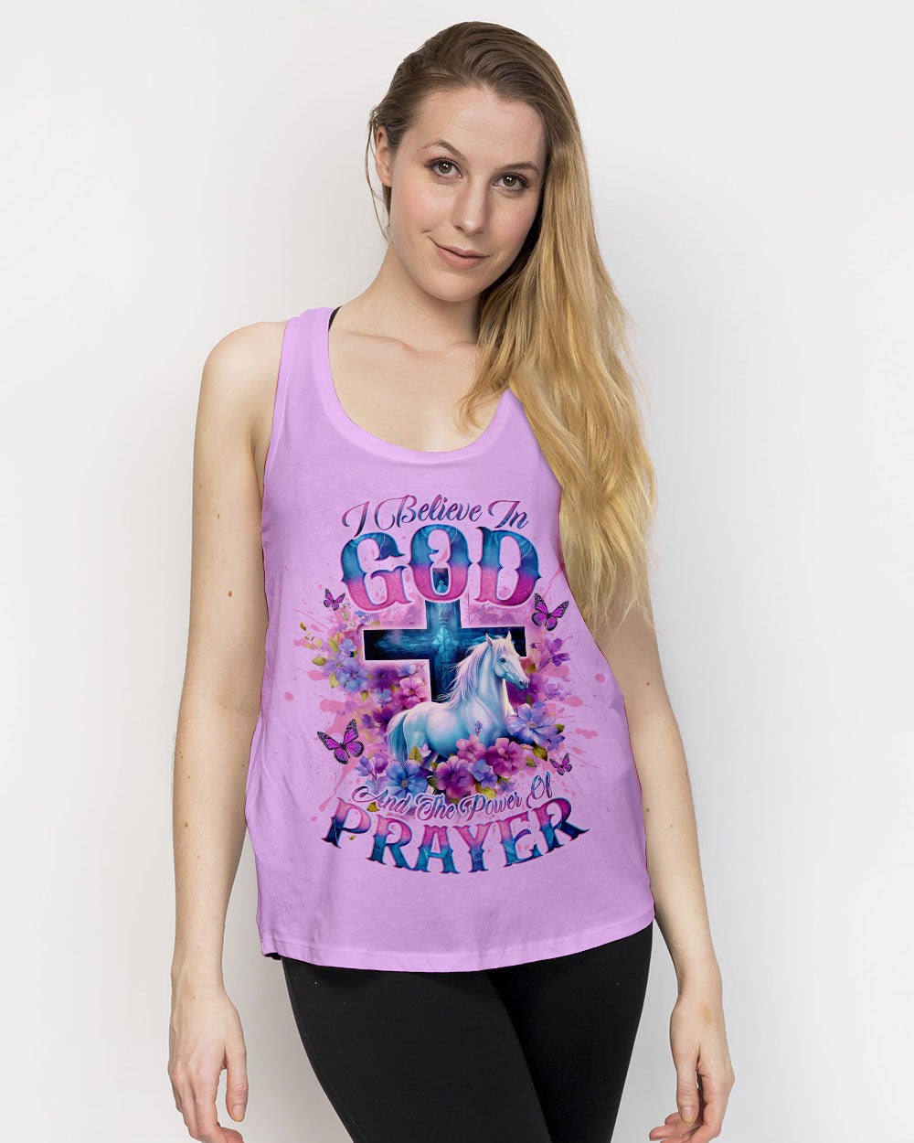 I Believe In God Horse Women's All Over Print Shirt - Tlno0201244, easychoo.com