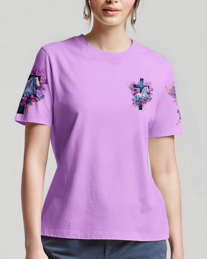 I Believe In God Horse Women's All Over Print Shirt - Tlno0201244, easychoo.com