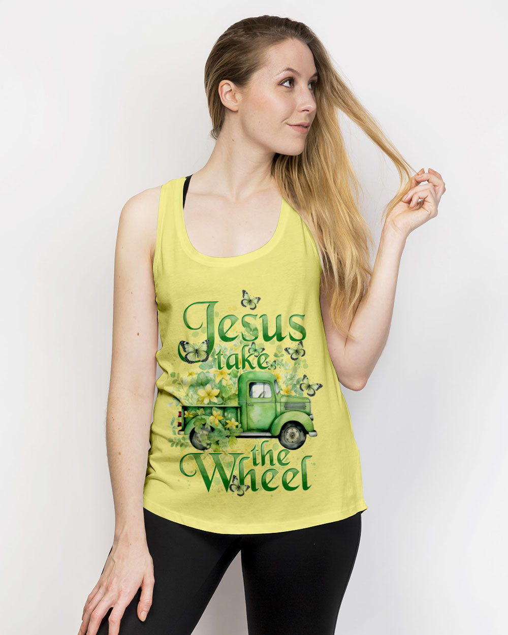 Jesus Take The Wheel Women's All Over Print Shirt - Tytd1203245, easychoo.com
