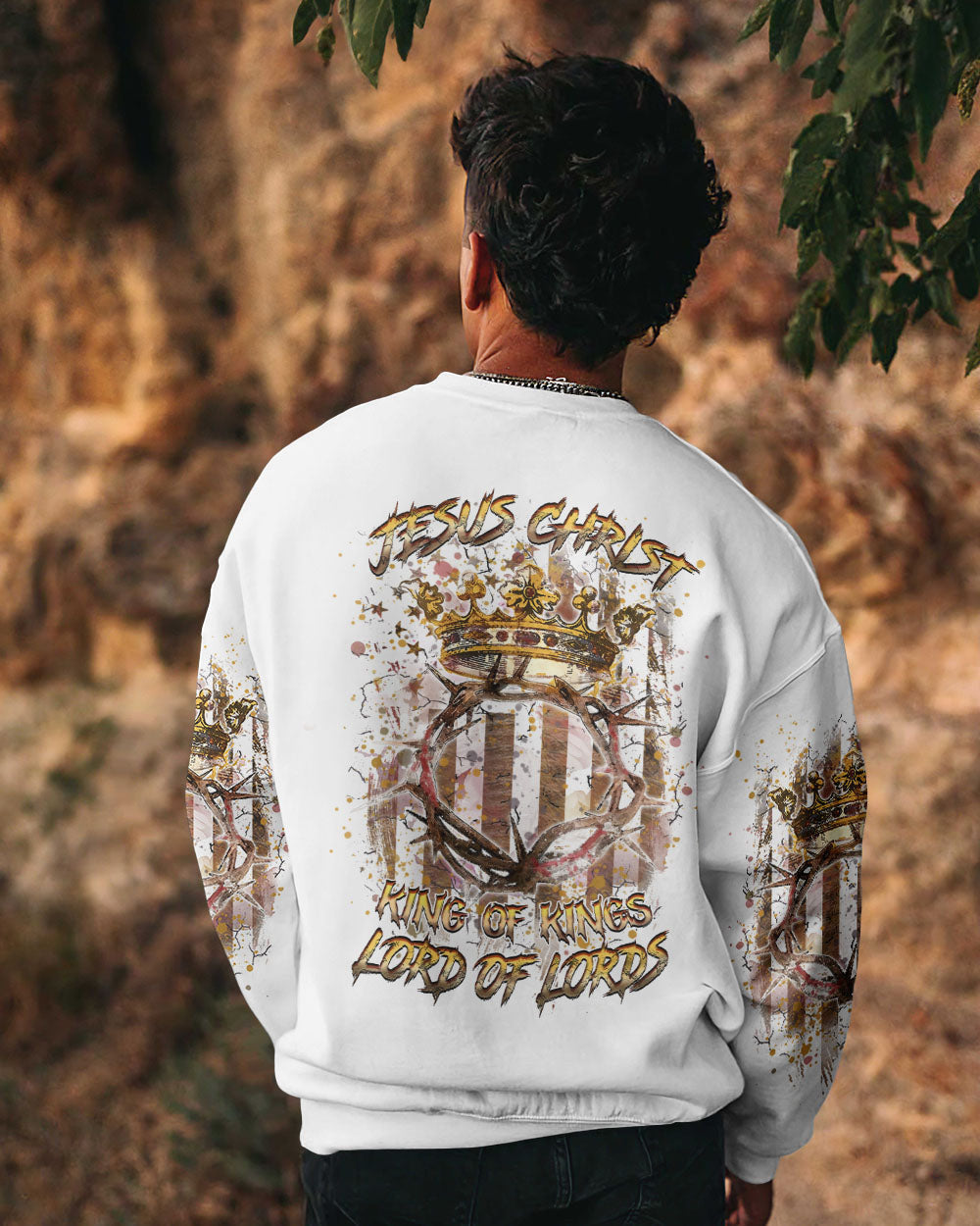 Jesus Christ King Of Kings Lord Of Lords Men's All Over Print Shirt - Yhhn1004242, easychoo.com