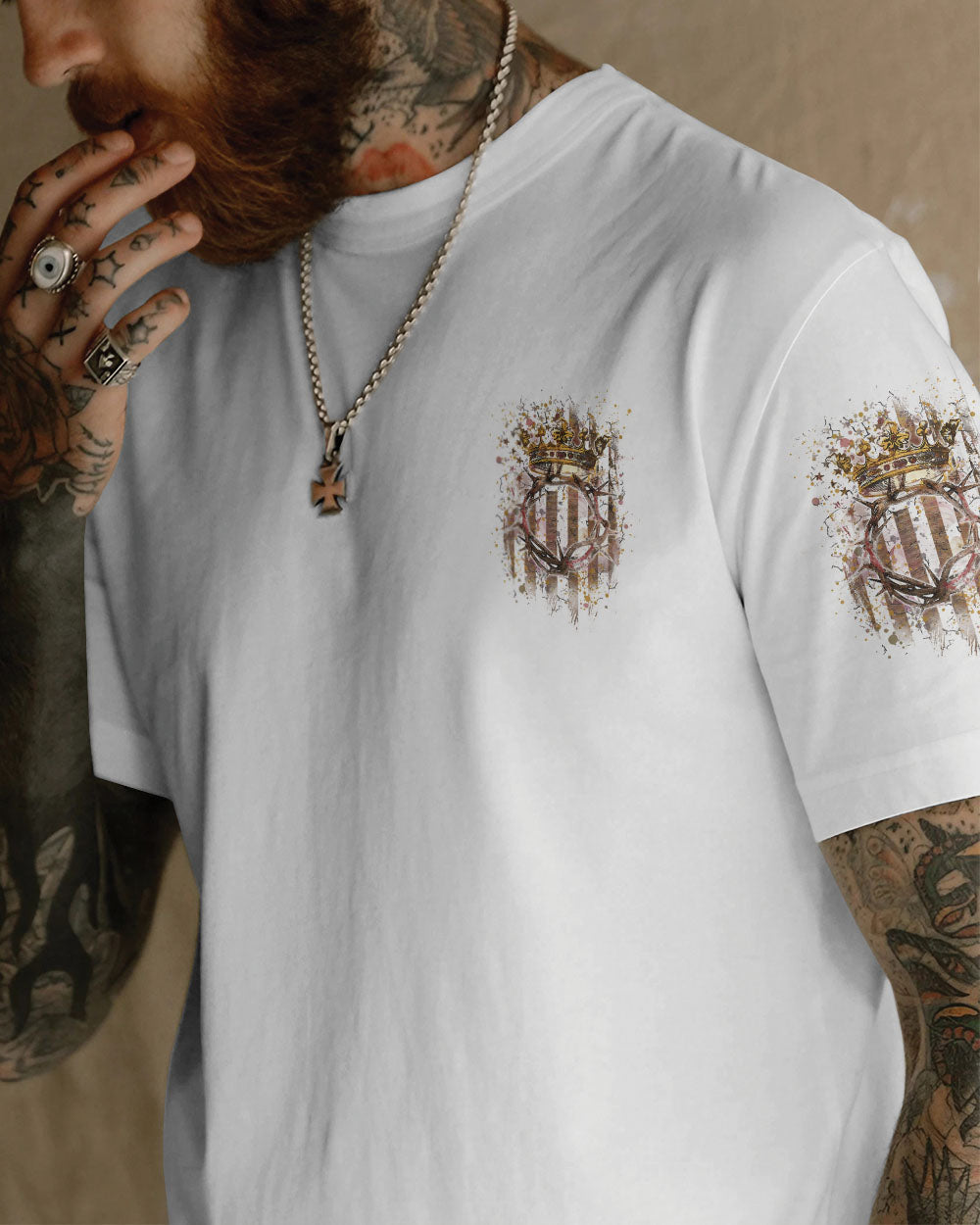 Jesus Christ King Of Kings Lord Of Lords Men's All Over Print Shirt - Yhhn1004242, easychoo.com