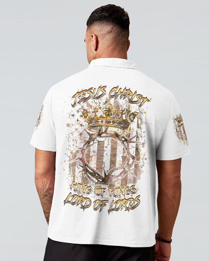 Jesus Christ King Of Kings Lord Of Lords Men's All Over Print Shirt - Yhhn1004242, easychoo.com